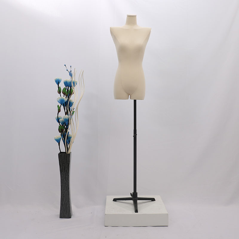 Hombro plano modelo femenino venta al por mayor tienda de Ropa Accesorios modelo de ropa de mujer estante maniquí soporte de exhibición modelo de media longitud