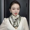 Magnetic Triangular Scarf 9# Gardenia