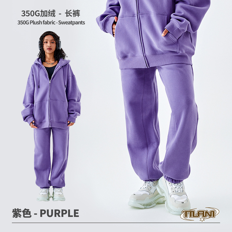 TILANI suéter de los hombres transfronteriza traje deportivo casual moda suéter de color sólido de los hombres y las mujeres simple cremallera Sudadera con capucha