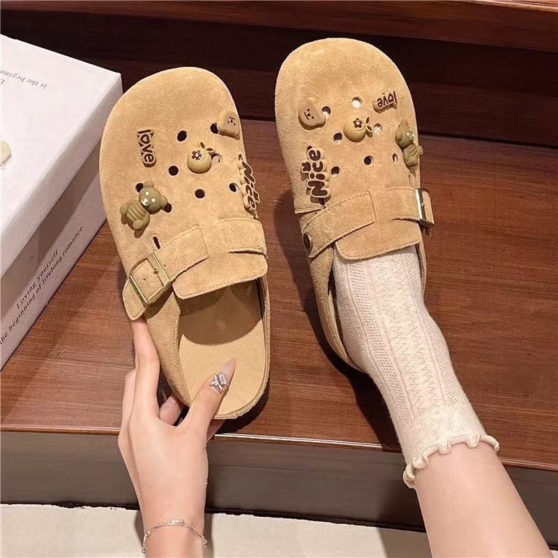 卡通勃肯鞋鞋扣女新款鞋花平底鞋配饰鞋花DIY软底洞洞鞋可爱装饰