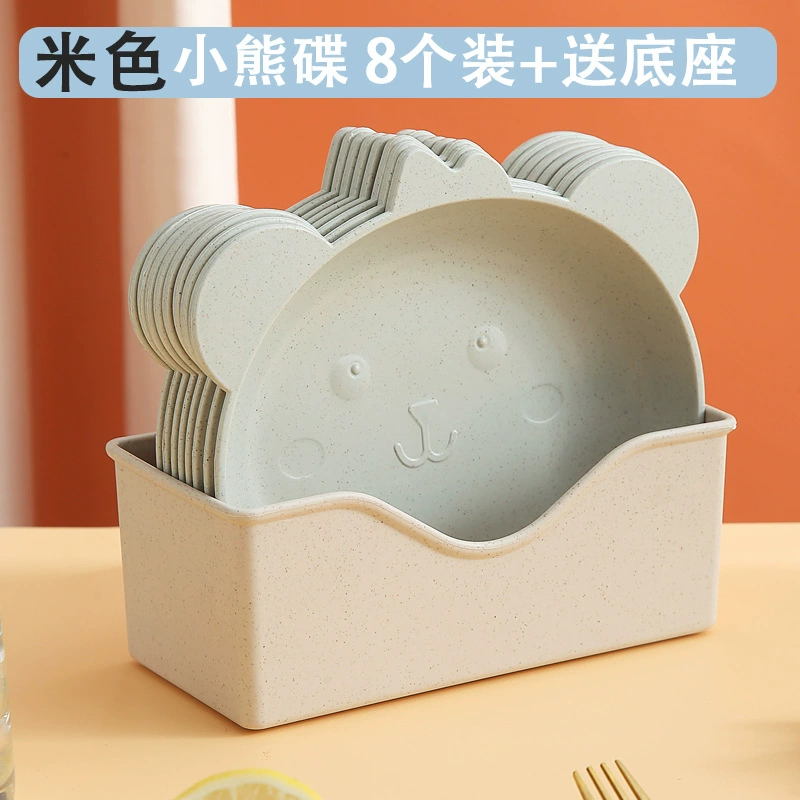 Geometric Plastic Cute Desktop Trash Bin, Home Small Waste Can, Decorative Shapes & Colors