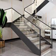 深圳玻璃扶手/外包边楼梯扶手/高端玻璃护栏/楼梯玻璃栏杆/扶手