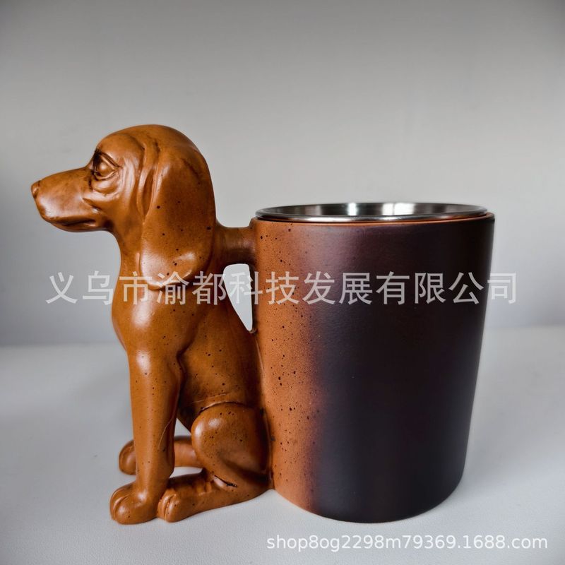 GF跨境新款Dachshund Mug树脂腊肠犬马克杯|undefined