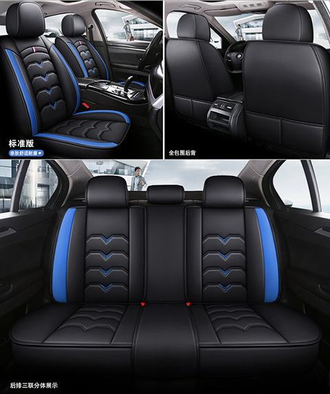 New Car Seat Cushions for All Seasons, Cross-Border Direct Supply, All-Inclusive Car Seat Covers, Foreign Trade Manufacturer, Pu Material Seat Covers