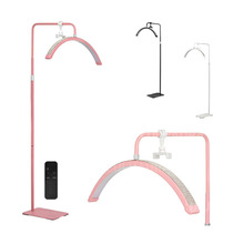 跨境24寸M6X超小包装半月美容灯纹绣纹眉落地补光灯美甲LED睫毛灯