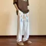 宽松直筒美式薄款休闲裤