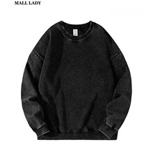 U 40256 Washed Distressed Hoodie Sweatshirt ������ñ����