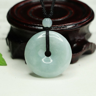 爱钰 Natural Burmese A-grade jade pendant safety buckle jade pendant for men and women manufacturers wholesale AY1010313