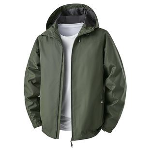 Cross-mirror Men's and Women's Spring and Autumn Casual Loose Fashionable All-match Coat Outdoor Jacket Sports Coat Waterproof Windproof
