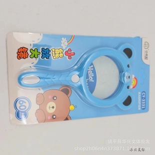 Little Carney 3331 Cartoon Bear Magnifier Viewer Children's Science Experiment Toy Teaching Aware Diameter 60mm