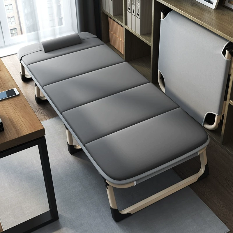 Портативная кровать для сна для посетителей больниц, простая кровать для сна, военная кровать, раскладная кровать для офиса одного человека.