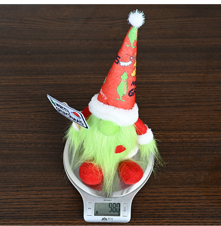 Fashion Green Hair Sitting Posture Christmas Doll Wholesale Nihaojewelry display picture 11
