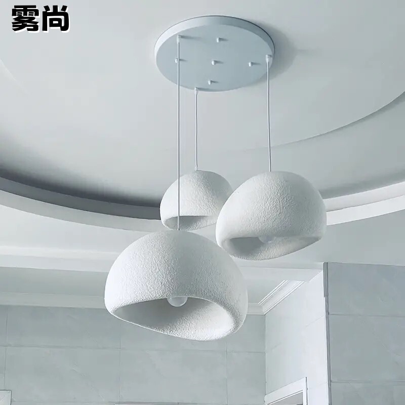 Japanese-Style Wabi-Sabi Studio Restaurant Micro-Cement Pendant Light Cream-Style Living Room Bedroom Designer Design Japanese-Style Wabi-Sabi Studio Restaurant Micro-Cement Pendant Light Cream-Style Living Room Bedroom Designer Design