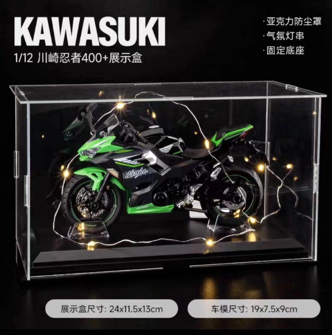 1/12 Chuan * ninja400 modelo de motocicleta simulación aleación ninja modelo de coche coche juguetes para niños al por mayor