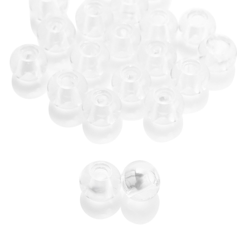 50 PCS/Package 8 * 10mm Hole 3~3.9mm Glass Round Beads display picture 6