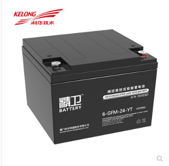 科华蓄电池精卫系列6-GFM-24-YT 12V24AH铅酸免维护蓄电池