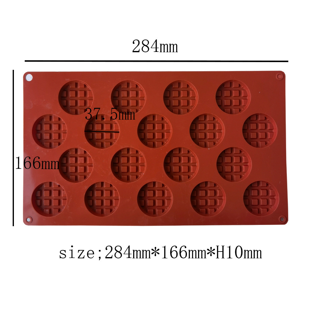 18 galletas 173 molde de silicona chocolate horneado molde de pasteles