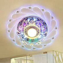 跨境直供小水晶灯走廊灯现代简约客厅灯天花吸顶灯简约水晶过道灯