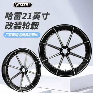 21inch Harley Dəyişdirilmiş Döyülmüş Alüminium Təkərlər Softail, Road Glide üçün