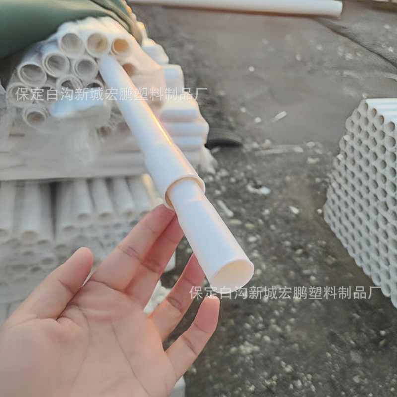 PVC扩口20阻燃穿线管河北厂家供应PVC电工套管1632电线预埋塑料管