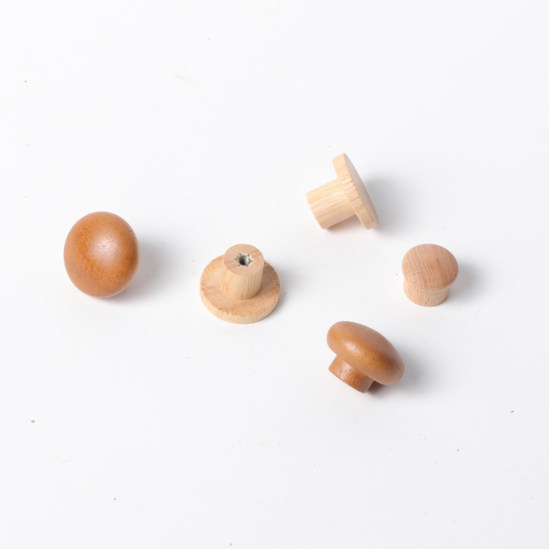メーカー直供実木取っ手/円形/キノコ形鍋蓋取っ手引き出し木取っ手単孔取っ手|undefined