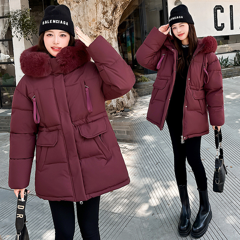 Trajes de pan gruesos cortos de plumón de algodón chaqueta de algodón para mujeres coreanas sueltas de otoño y invierno chaqueta de algodón 2025 nuevo