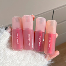 OWENJAMES冰桶水光镜面嘟嘟唇釉ins口红素颜显白可爱少女心裸色