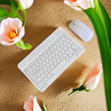 海外热卖  无线蓝牙键盘鼠标套装外接苹果崋爲红米手机平板笔记本