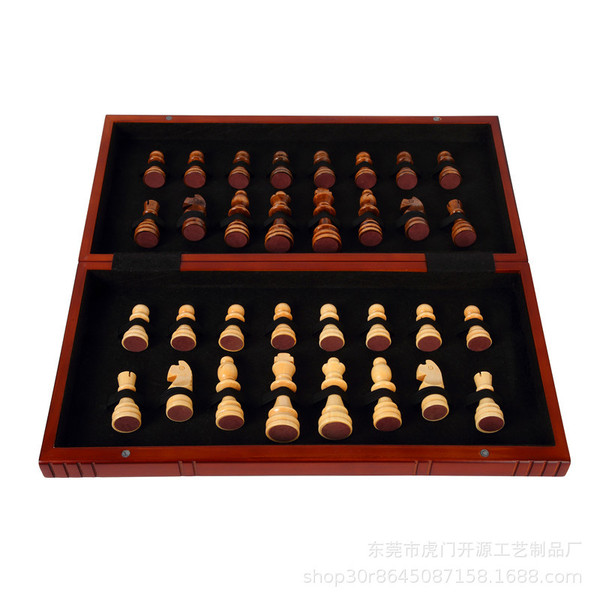 wooden chess