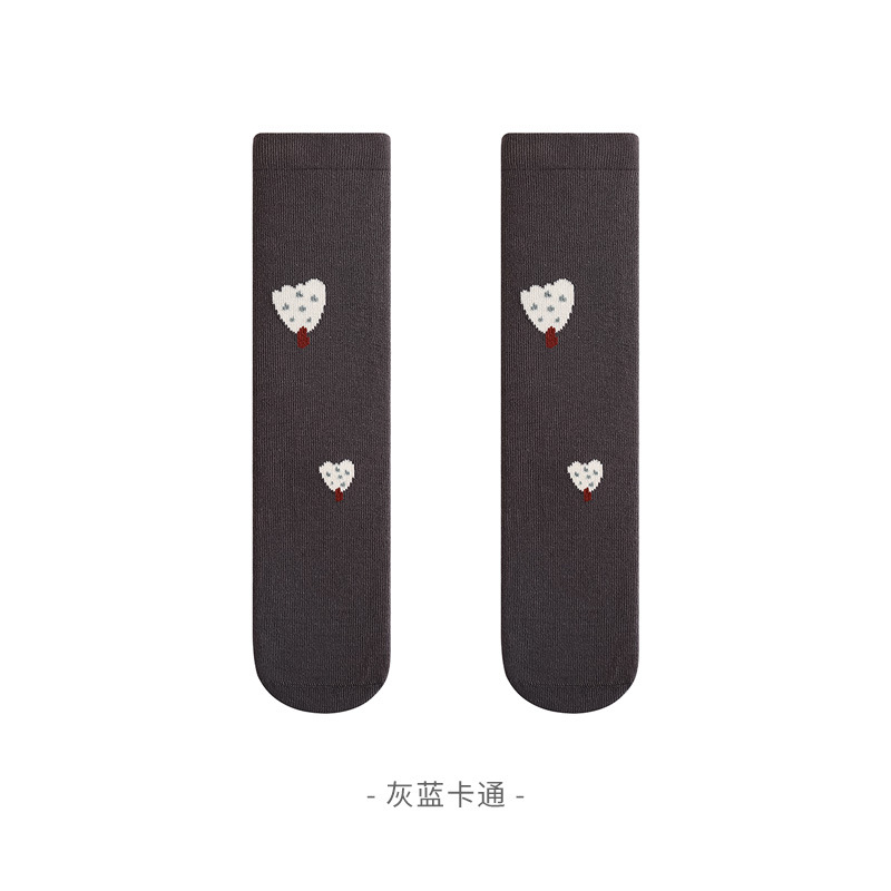 Nuevos productos de otoño calcetines para bebés sin talón, calcetines para niños de moda coreana, calcetines de dibujos animados lindas para niños y niñas