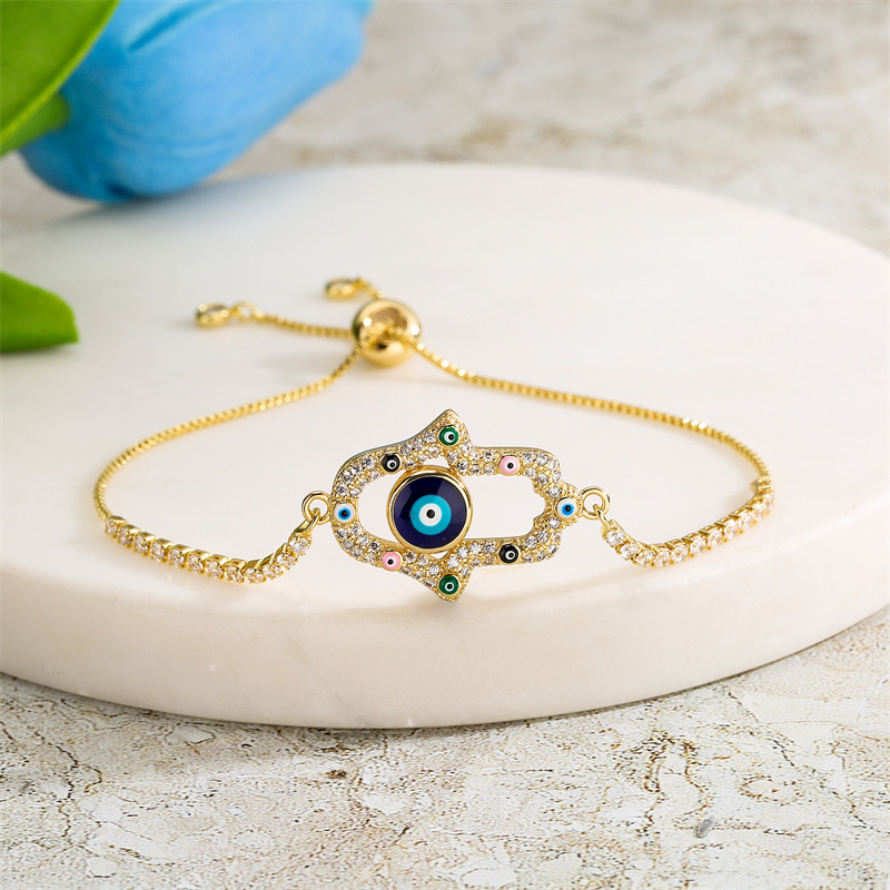 Lucky Evil Eye Red String Bracelet Adjustable Protection Jewelry_voghion.com