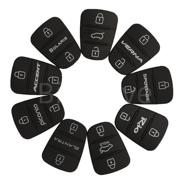 Modern folding silicone car keys