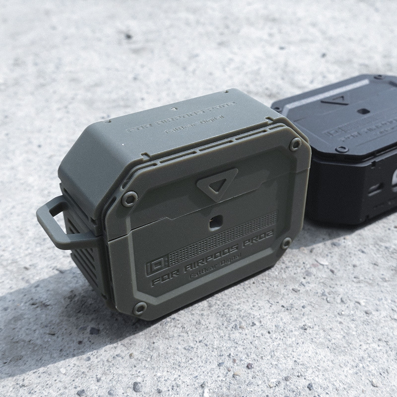 Applicable to Apple AirPods Pro2 wireless Bluetooth headset drop-resistant protective case charging box tactical function