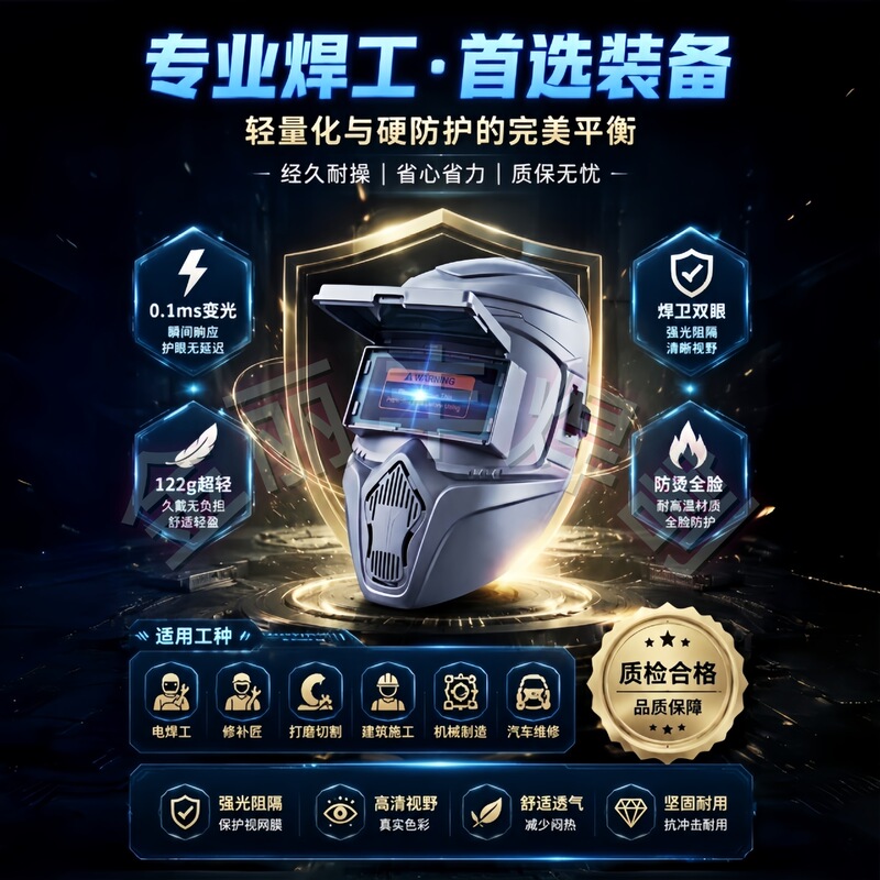 Harley Automatic Light-Changing Mask, Anti-Glare, Anti-Face-Burning, Flip-Up Full-Face Welding Mask, Electric Welding Protective Mask Harley Automatic Light-Changing Mask, Anti-Glare, Anti-Face-Burning, Flip-Up Full-Face Welding Mask, Electric Welding Protective Mask