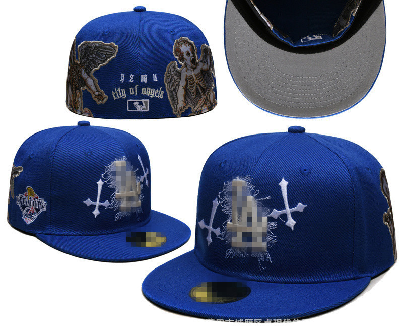 新款L-A N-Y棒球帽字母刺绣嘻哈帽尺寸帽时尚帽子Fitted cap T-38|undefined