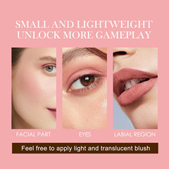 EELHOE腮紅棒輕薄自然裸妝提亮修容立體高光細膩防水多功能腮紅棒