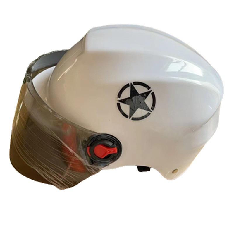 전기자동차, 배터리카, 오토바이헬멧, 남녀공용, 사계절 사용가능, 여름용 자외선 차단헬멧, 인터넷 연예인 반헬멧