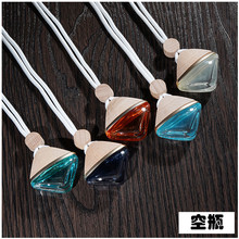 厂家批发汽车香熏汽车香水挂件空瓶 商务礼品免费激光logo