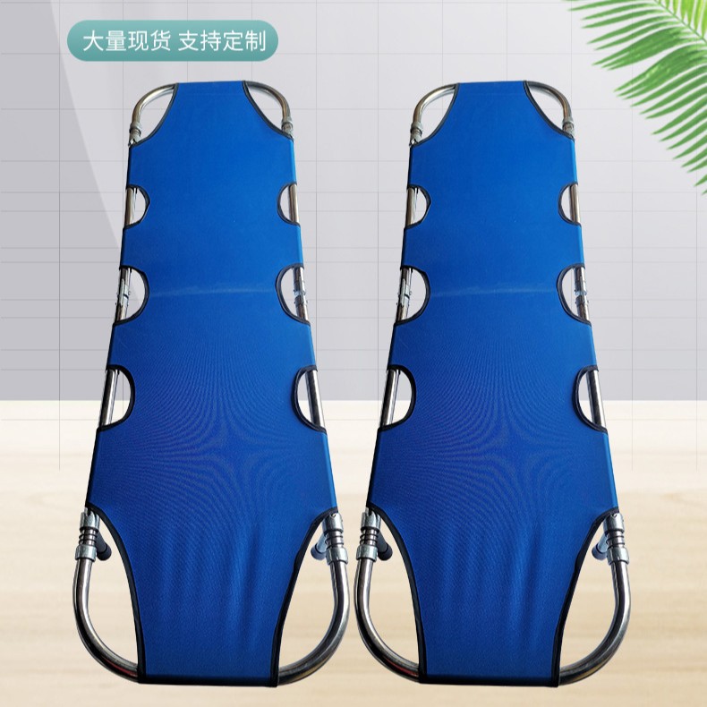 医用可折叠担架野外消防救援二折担架抢险救援高质量铝合金担架