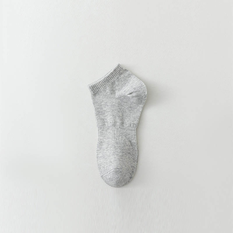 Gray boat socks