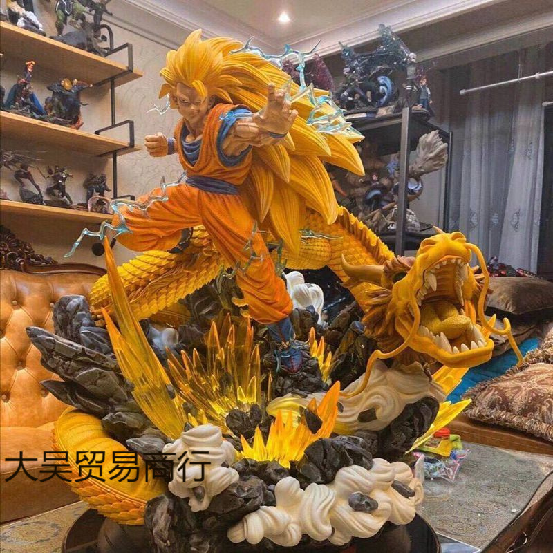 Siete bolas de dragón hechas a mano súper Saiyan Sun Wukong Vegeta muñecas de animación juguetes para niños bolsas ciegas