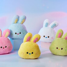 跨境NJS兔抱枕BUNINI FACE CUSHION靠枕毛绒玩偶公仔Minji 金敏智