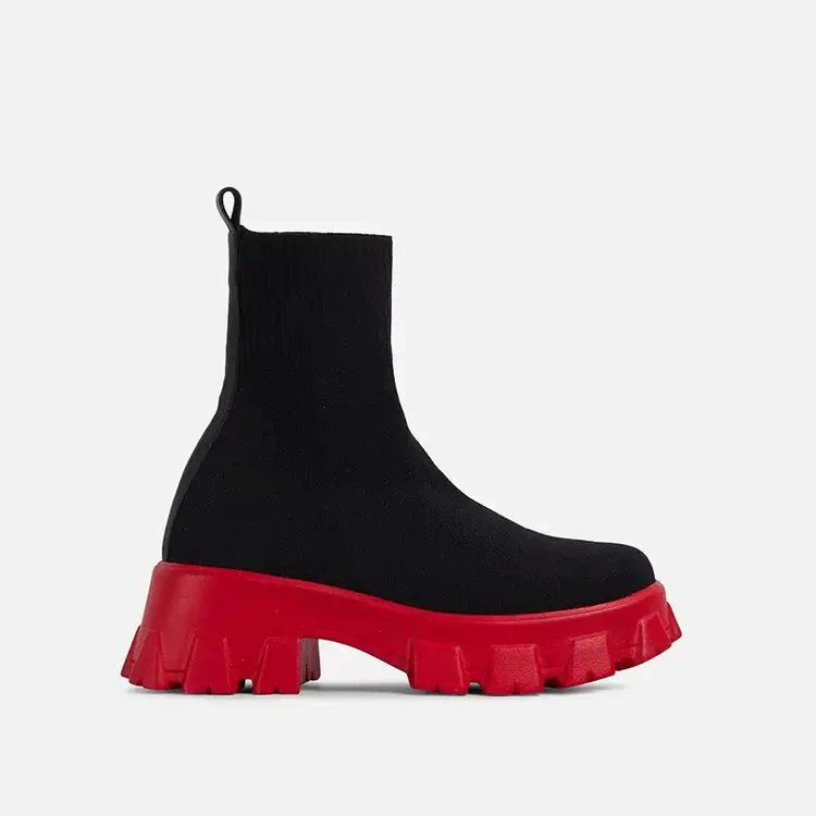 Martens, socks, breathable low boots platform, plus size, autumn