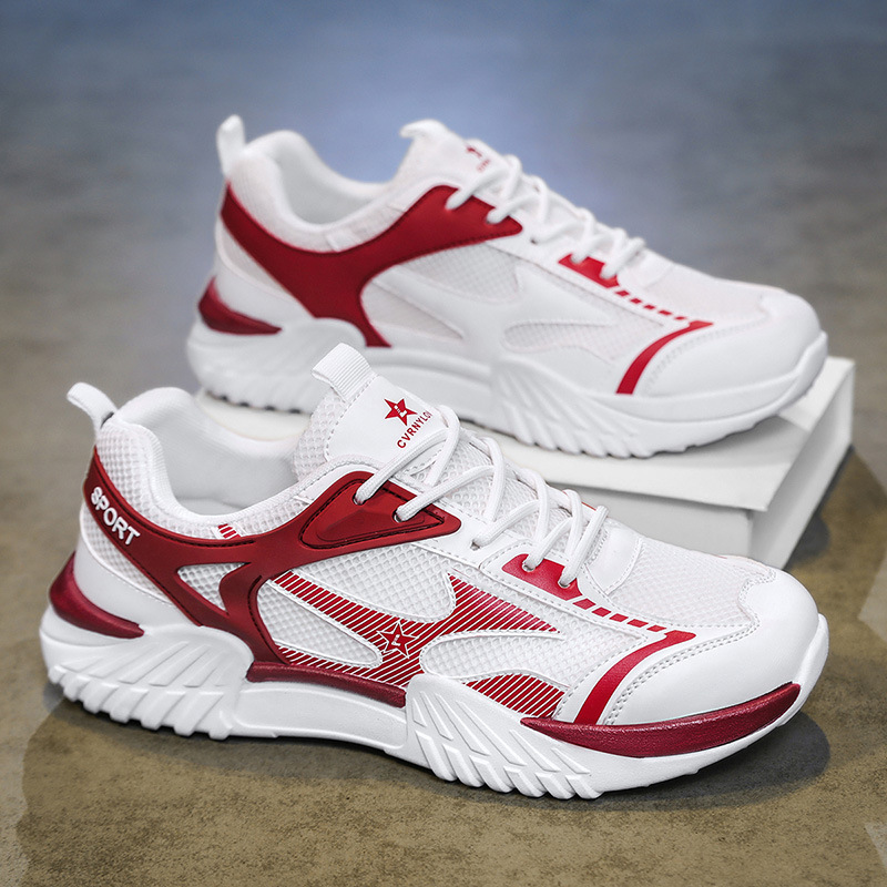 Zapatos de hombre verano 2026 mesh transpirable nuevos zapatos deportivos de hombre casuales versátiles estudiantes de moda zapatos de carrera