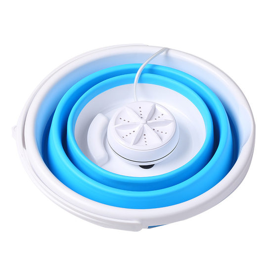 Folding Washing Machine Portable Household Mini Dormitory Socks Underwear Panties Ultrasonic Turbo Cleaning Washing Machine