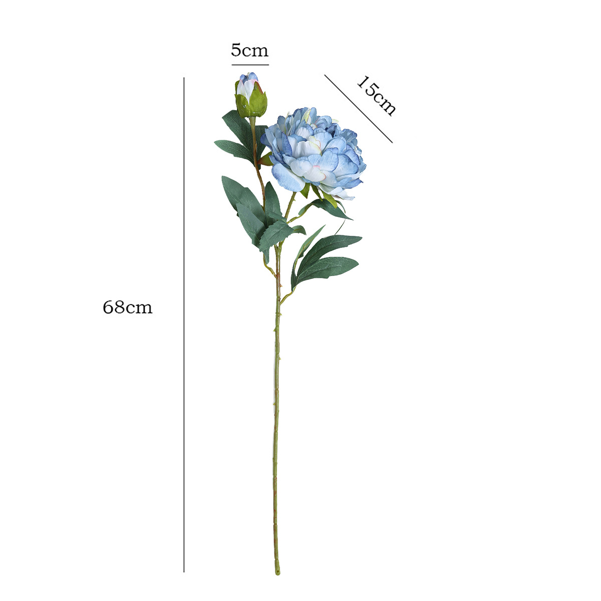 Flor artificial de peonía con bordes quemados, flor de seda de peonía con bordes quemados estilo pintura al óleo vintage, decoración para el hogar, sala de estar, accesorio para fotografía.