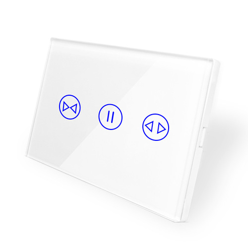 Graffiti WiFi US standard curtain switch zero and live wire touch panel smart switch APP wireless remote control