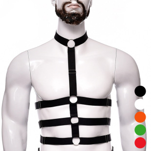 Bamboo such as clothing cross-border supply gay sexy harness men's sexy hollow underwear restraint belt NZO0009