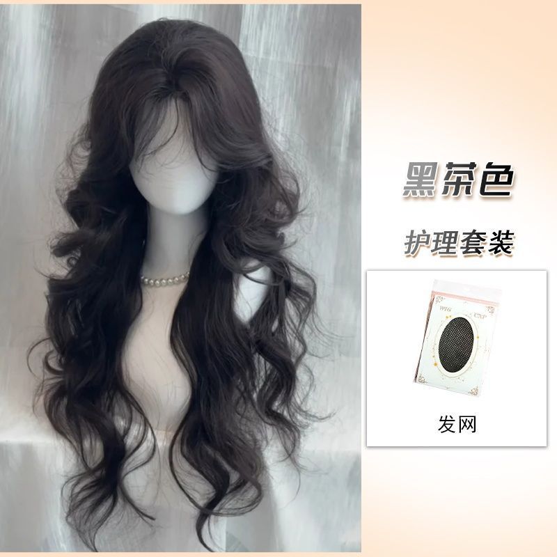 假发小妈感层次韩系大卷假发女层次大波浪长卷发气质头套|undefined