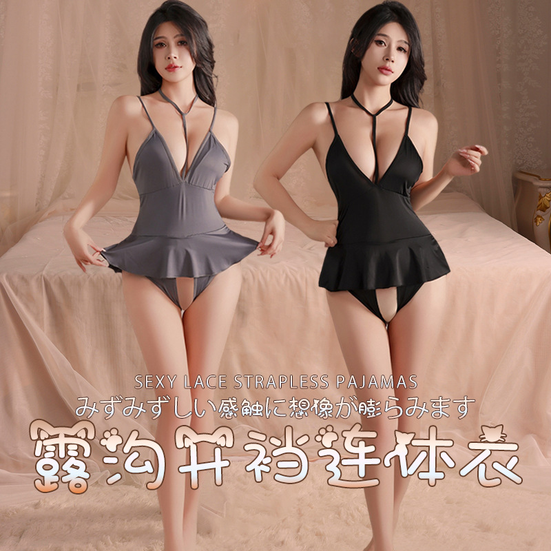 Sexy Lingerie, Passionate Uniforms, New Temptation Styles That Can Be Worn Front and Back Without Taking Off, Revealing Cleavage and Open Crotch Sexy Lingerie, Passionate Uniforms, New Temptation Styles That Can Be Worn Front and Back Without Taking Off, Revealing Cleavage and Open Crotch